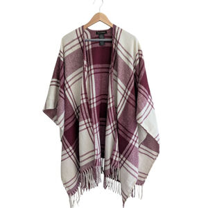 Banana Republic Cashmere Blend Plaid Autumn Fall Shawl